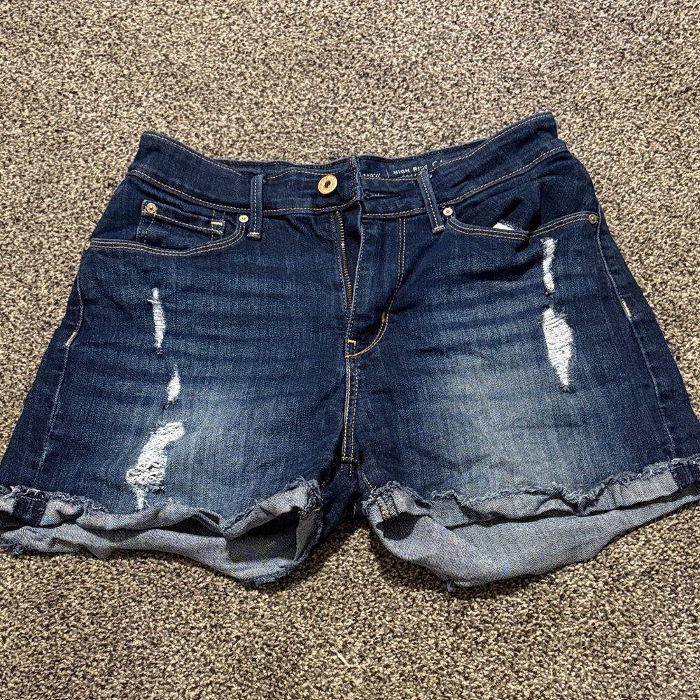 Signature by Levi Strauss Dark Blue Jean Shorts